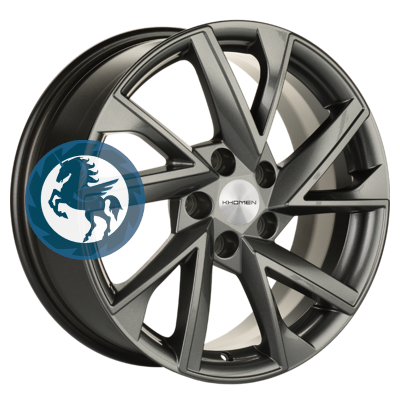 Фотография товара h0403961. Диск Khomen Wheels KHW1714 (Karoq) 7х17 5/112 ET45 57,1 Gray