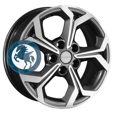   h0403963.  Khomen Wheels KHW1606 (Huyndai/Kia) 6,516 5/114,3 ET43 67,1 Gray-FP
