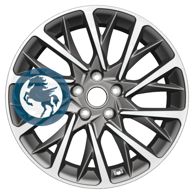   h0404068.  Khomen Wheels KHW1804 (Audi A4/A6) 7,518 5/112 ET39 66,6 Gray-FP