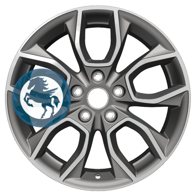   h0404069.  Khomen Wheels KHW1713 (Sportage) 717 5/114,3 ET48,5 67,1 Gray-FP