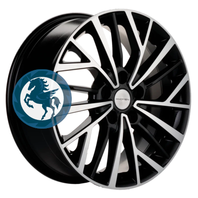   h0404170.  Khomen Wheels KHW1717 (Kia K5) 717 5/114,3 ET48 67,1 Black-FP
