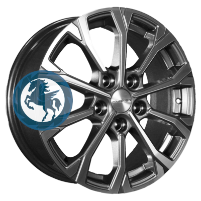   h0404171.  Khomen Wheels KHW1605 (Renault/Nissan) 6,516 5/114,3 ET50 66,1 Gray-FP