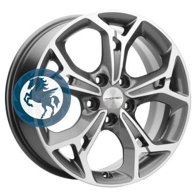   h0404174.  Khomen Wheels KHW1702 (Ford C-Max) 717 5/108 ET50 63,35 Gray-FP