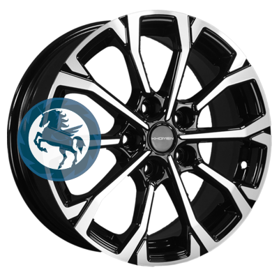   h0404180.  Khomen Wheels KHW1605 (MB C-Class) 6,516 5/112 ET40 66,6 Black-FP