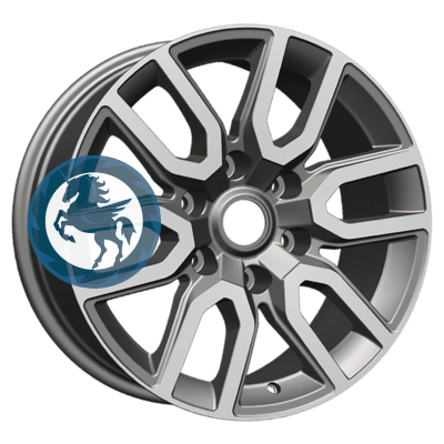 ���������� ������ h0404451. ���� Khomen Wheels KHW1723 (JAC T6 Pickup) 8�17 6/139,7 ET30 106,1 Gray-FP