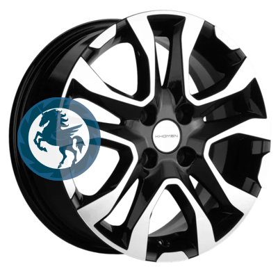 ���������� ������ h0404454. ���� Khomen Wheels KHW1503 (Nexia) 6�15 4/100 ET45 56,6 Black-FP