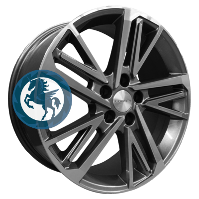   h0404466.  Khomen Wheels KHW1815 (Sportage/Tucson) 818 5/114,3 ET51 67,1 Gray-FP
