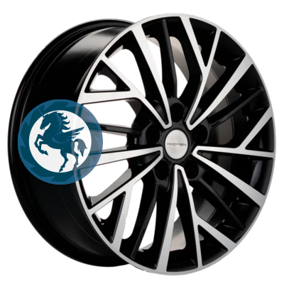   h0404554.  Khomen Wheels KHW1717 (Teana/X-trail) 717 5/114,3 ET45 66,1 Black-FP