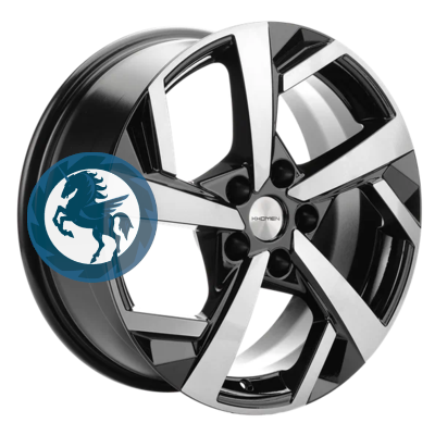 ���������� ������ h0404563. ���� Khomen Wheels KHW1712 (Evolute i-Joy) 7�17 5/110 ET40 67,1 Black-FP