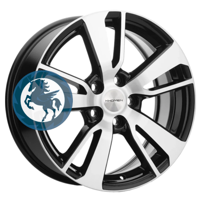   h0404668.  Khomen Wheels KHW1704 (Hyundai Tucson IV/Kia Sportage V) 717 5/114,3 ET43,5 67,1 Black-FP