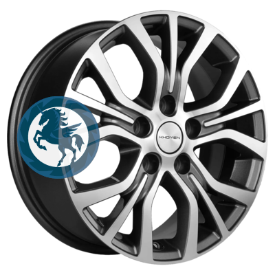   h0404775.  Khomen Wheels KHW1608 (Changan CS35 Plus) 6,516 5/110 ET46 63,3 Gray-FP