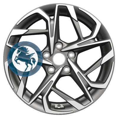   h0404841.  Khomen Wheels KHW1716 (Sportage) 717 5/114,3 ET48,5 67,1 Gray-FP