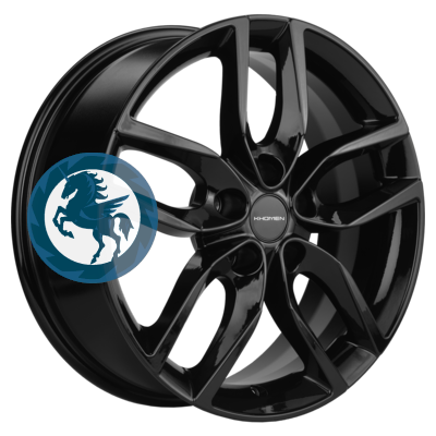   h0404869.  Khomen Wheels KHW1708 (Kodiaq/Tiguan) 6,517 5/112 ET38 57,1 Black