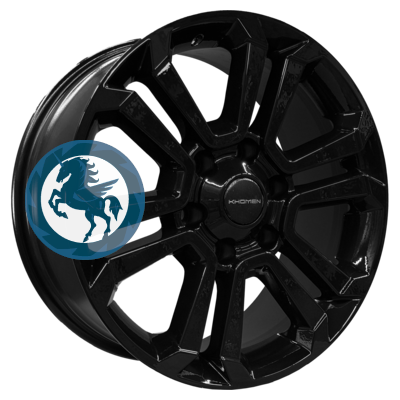 ���������� ������ h0404907. ���� Khomen Wheels KHW1817 (Tank 300/500) 7,5�18 6/139,7 ET36 100,1 Black