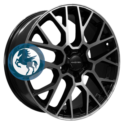   h0404916.  Khomen Wheels KHW1818 (Karoq) 718 5/112 ET45 57,1 Black-FP