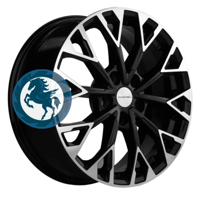   h0404979.  Khomen Wheels KHW1718 (Nissan Juke F15 [14..20]) 717 5/114,3 ET47 66,1 Black-FP