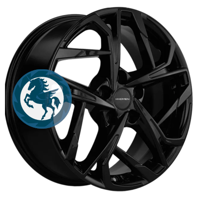   h0404981.  Khomen Wheels KHW1716 (DFM580) 717 5/110 ET45 67,1 Black