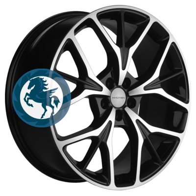 ���������� ������ h0405068. ���� Khomen Wheels KHW2012 (Touareg) 8�20 5/112 ET33 66,6 Black-FP