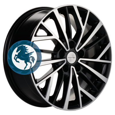   h0405069.  Khomen Wheels KHW1717 (Forester) 717 5/114,3 ET48 56,1 Black-FP