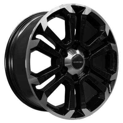   h0405092.  Khomen Wheels KHW1817 (Fortuner/Hilux) 7,518 6/139,7 ET30 106,1 Black-FP