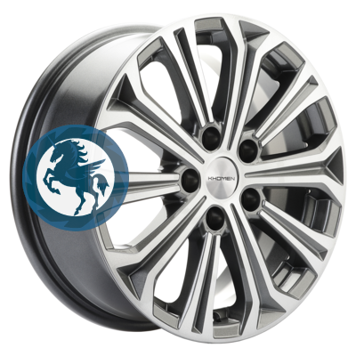   h0405138.  Khomen Wheels KHW1610 (Mitsubishi) 6,516 5/114,3 ET46 67,1 Gray-FP