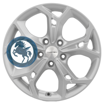   h0405140.  Khomen Wheels KHW1702 (Qashqai) 717 5/114,3 ET40 66,1 F-Silver