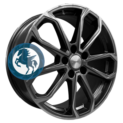   h0405144.  Khomen Wheels KHW1816 (Chery Tiggo 7 (Pro/Pro Max)) 718 5/108 ET33 60,1 Gray-FP
