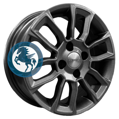   h0405162.  Khomen Wheels KHW1406 (Honda Civic) 5,514 4/100 ET45 56,1 Gray