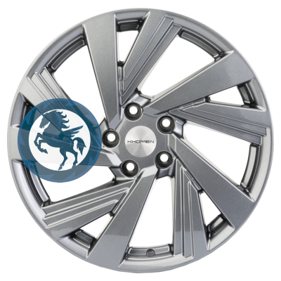   h0405209.  Khomen Wheels KHW1801 (Teana/X-trail) 7,518 5/114,3 ET45 66,1 Gray
