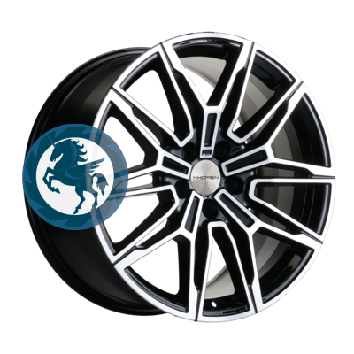   h0405212.  Khomen Wheels KHW1904 (BMW Rear) 9,519 5/112 ET40 66,6 Black-FP