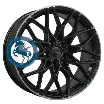   h0405296.  Khomen Wheels KHW1902 (Audi/VW) 8,519 5/112 ET30 66,6 Black MR