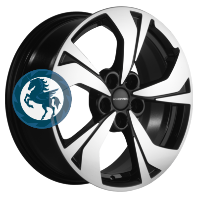 ���������� ������ h0405300. ���� Khomen Wheels KHW1724 (Nissan Juke) 7�17 5/114,3 ET35 66,1 Black-FP