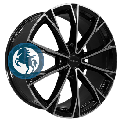   h0405311.  Khomen Wheels KHW2018 (Geely Monjaro/Tugella) 820 5/108 ET46 63,4 Black-FP