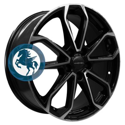 Фотография товара h0405334. Диск Khomen Wheels KHW1816 (Outlander) 7х18 5/114,3 ET38 67,1 Black-FP