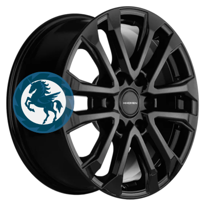 ���������� ������ h0405339. ���� Khomen Wheels KHW1805 (Haval H5/Great Wall Hover H3/H5) 7,5�18 6/139,7 ET38 100,1 Black