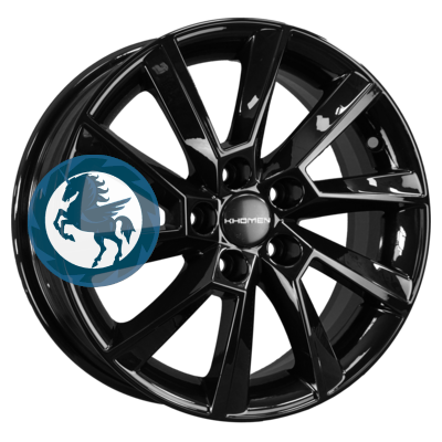   h0405480.  Khomen Wheels KHW1507 (Aveo) 615 5/105 ET39 56,6 Black