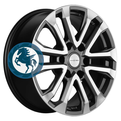 ���������� ������ h0405496. ���� Khomen Wheels KHW1805 (Great Wall POER (new)) 7,5�18 6/139,7 ET42 100,1 Gray-FP