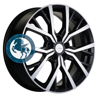 ���������� ������ h0405532. ���� Khomen Wheels KHW1806 (Koleos) 7�18 5/114,3 ET35 66,1 Black-FP