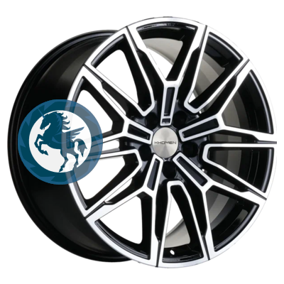 ���������� ������ h0405716. ���� Khomen Wheels KHW1904 (Karoq/Octavia) 8,5�19 5/112 ET40 57,1 Black-FP