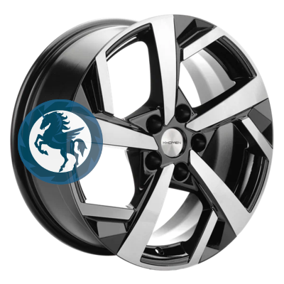 ���������� ������ h0405921. ���� Khomen Wheels KHW1712 (Jac/������� 3) 7�17 5/108 ET40 54,1 Black-FP