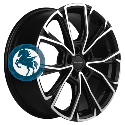 ���������� ������ h0405990. ���� Khomen Wheels KHW1907 (Mitsubishi) 7,5�19 5/114,3 ET40 67,1 Black-FP