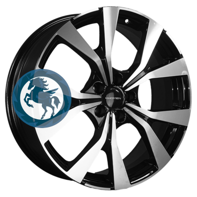 ���������� ������ h0406037. ���� Khomen Wheels KHW1906 (Haval Dargo) 7�19 5/114,3 ET40 66,6 Black-FP