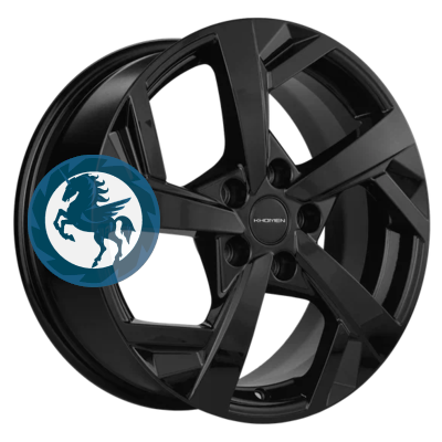 ���������� ������ h0406043. ���� Khomen Wheels KHW1712 (DFM580) 7�17 5/110 ET45 67,1 Black