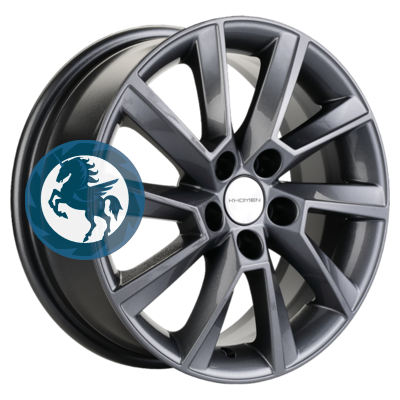 Фотография товара h0406737. Диск Khomen Wheels KHW1604 (Aveo) 6х16 5/105 ET39 56,6 Gray