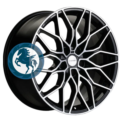 ���������� ������ h0406844. ���� Khomen Wheels KHW1902 (Mercedes) 8,5�19 5/112 ET38 66,6 Black-FP