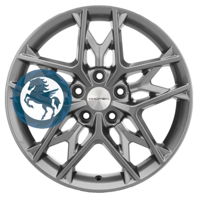 ���������� ������ h0406957. ���� Khomen Wheels KHW1709 (Sportage) 7�17 5/114,3 ET48,5 67,1 Gray