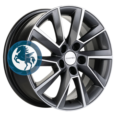 Фотография товара h0406963. Диск Khomen Wheels KHW1604 (Aveo) 6х16 5/105 ET39 56,6 Gray-FP