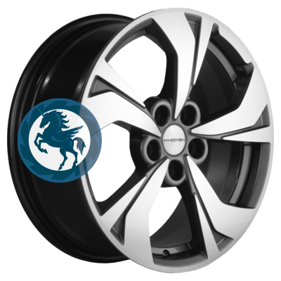 ���������� ������ h0407050. ���� Khomen Wheels KHW1724 (Teana/X-Trail) 7�17 5/114,3 ET45 66,1 Gray-FP
