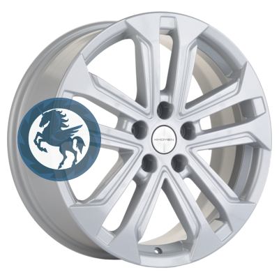 Фотография товара h0407617. Диск Khomen Wheels KHW1803 (Chery Tiggo) 7х18 5/108 ET40 60,1 F-Silver