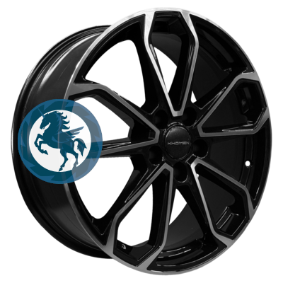 Фотография товара h0407620. Диск Khomen Wheels KHW1816 (Chery Tiggo 8 (Pro/Pro Max)) 7х18 5/108 ET47 60,1 Black-FP